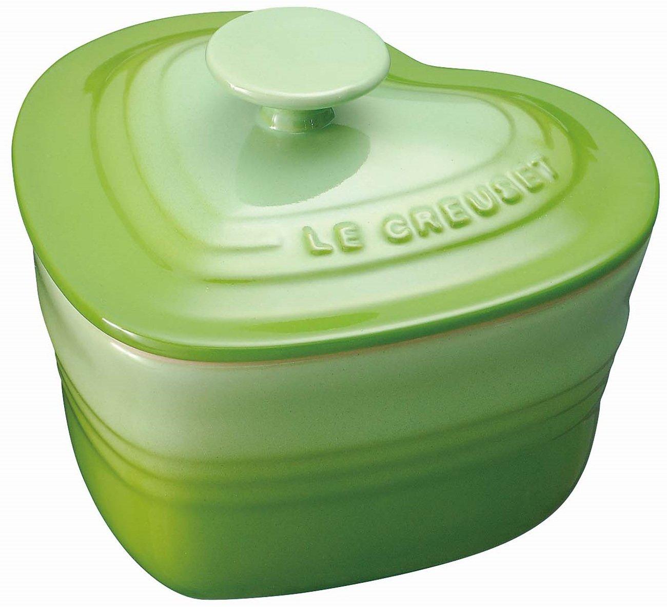 

Le Creuset Ramequin d Amour Small with Lid, Fruit Green, 910031-10-71