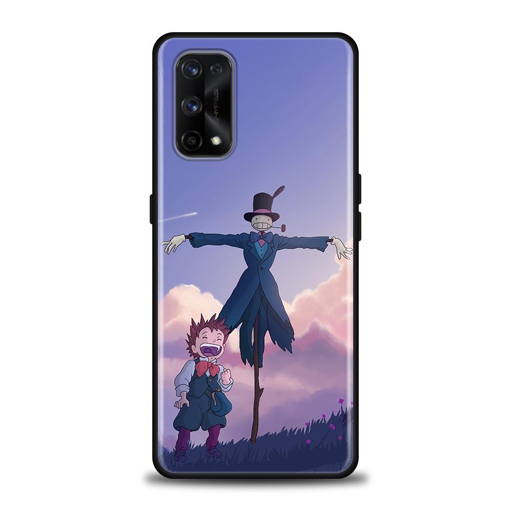 Miyazaki Hayao Anime Das Wandelnde Schloss Telefon Fall Für Oppo Realme 8i 8 9 7 6 5 Pro 9i 7i 5i 6i XT 5G Fällen Abdeckung Realme 8Pro