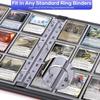 A4 Size 9 Pocket Trading Gaming Card Sleeves Double Side Storage Album Binder Pages Card Collection Holders Idol Photo Albums
