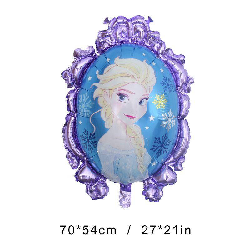 Snow Frozen Princess Elsa Anna Film Balloons Birthday Party Decoration Balloons