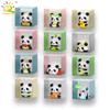 Mini Niedlicher Panda Mikrobausteine 3D Diamantmodell Tiersteine DIY Stadtbausteine für Kinder Kindergeschenk
