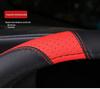 Women's Universal Cartoon Steering Wheel Cover - Four Seasons Carbon Fiber Texture
