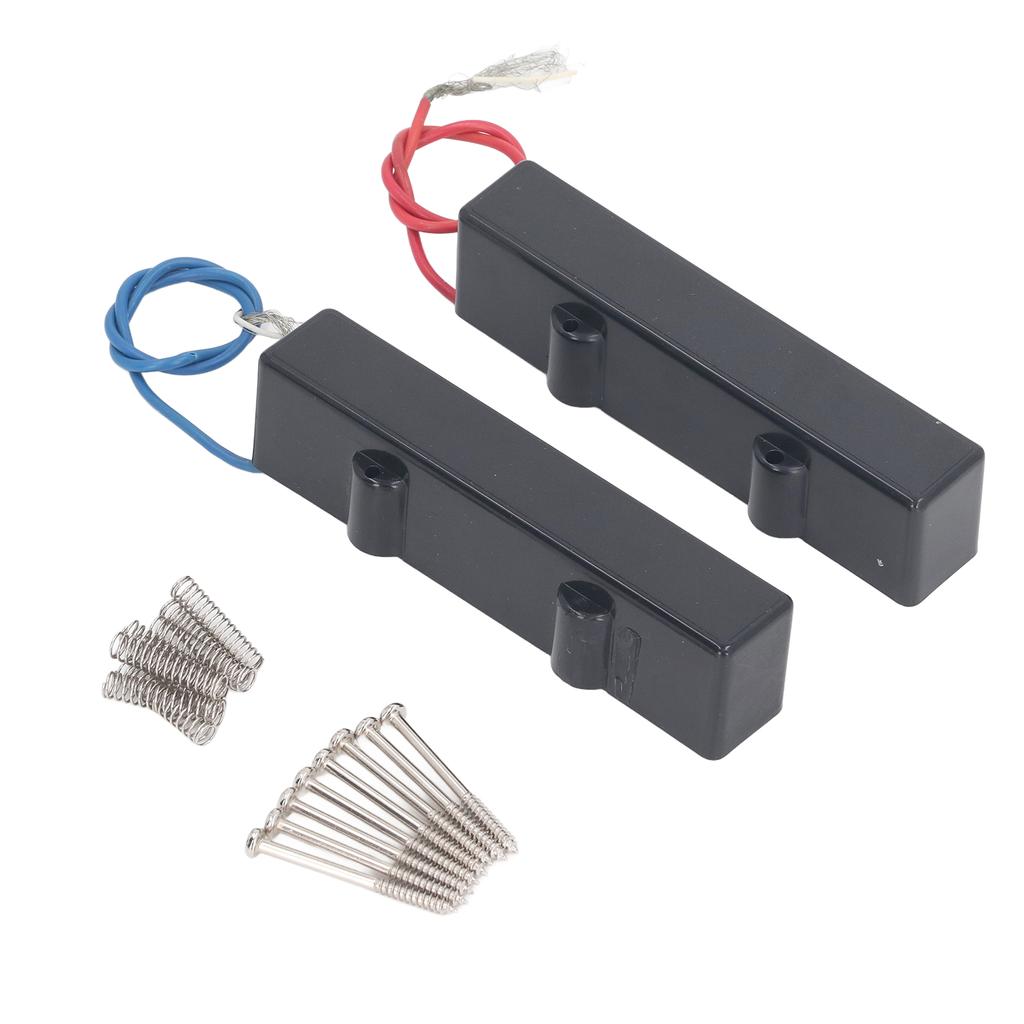 2Pcs 5 String Electric Bass Pickup Noise Free Professional Bass Open Style Pickup Replacement