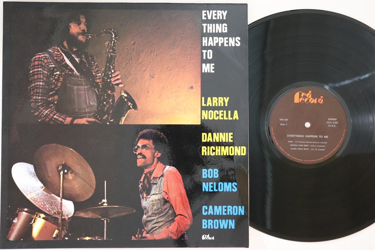

LP Record LARRY NOCELLA - Everything Happens To Me VPA167 RED 1980 Italy Jazz Used