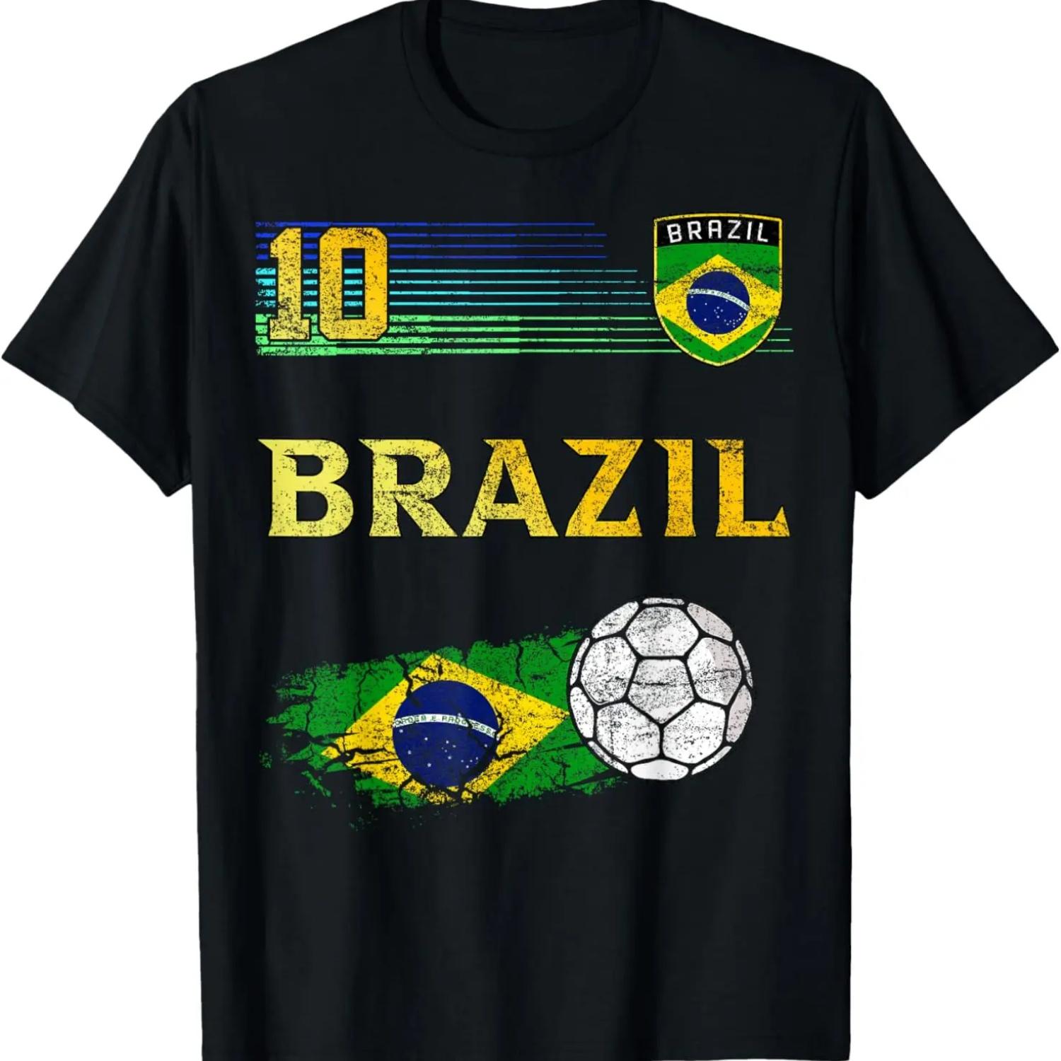 Бразилия Футбол Бразильская гордость Бразильский футболист Бразилия Футболка S