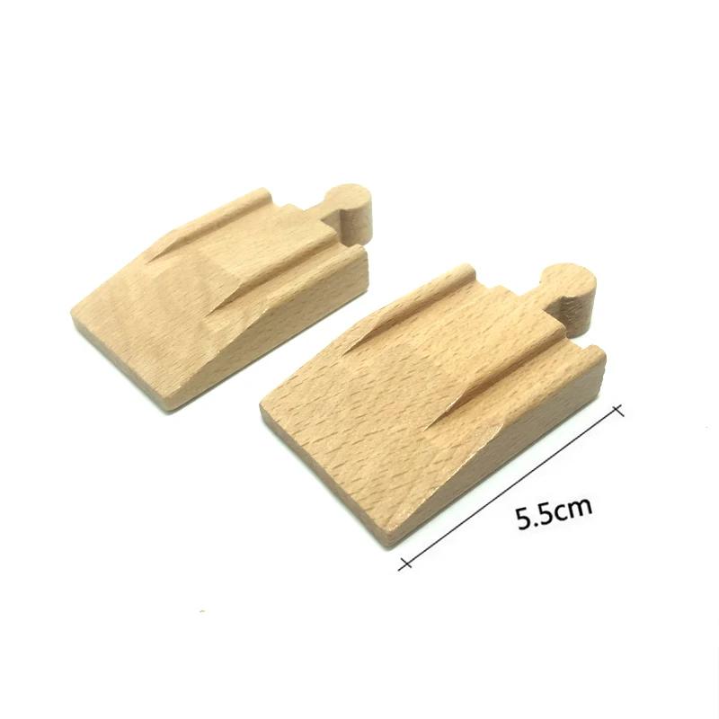 Wooden Small Train Starting Track Assembly Childrens Kit Magnetic Train Accessories Multi-Style Track Boys Toy Gift S24