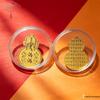 Influencer Style Gold Foil Gourd Phone Sticker - 999 Pure Gold, Perfect for Wedding, Baby Shower, and Gifts