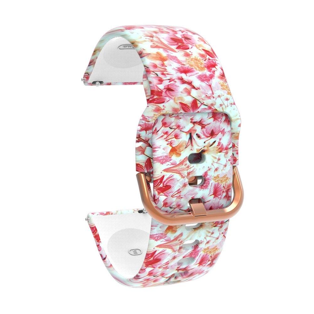 20mm silikonový řemínek na hodinky pro Samsung Galaxy Watch 42mm Active 2 40mm 44mm náramek řemínek pro Gear S2 Amazfit bip