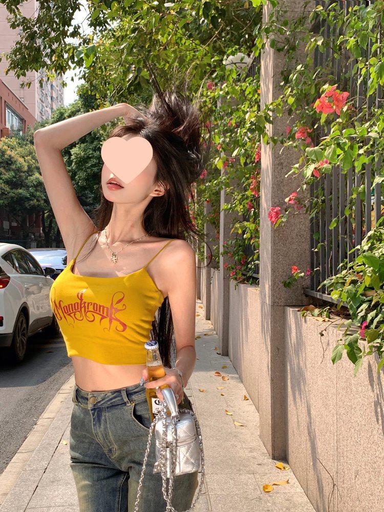 

Женская майка в тайском стиле с нагрудными вкладышами - Шикарный, сексуальный летний топ-бандо M