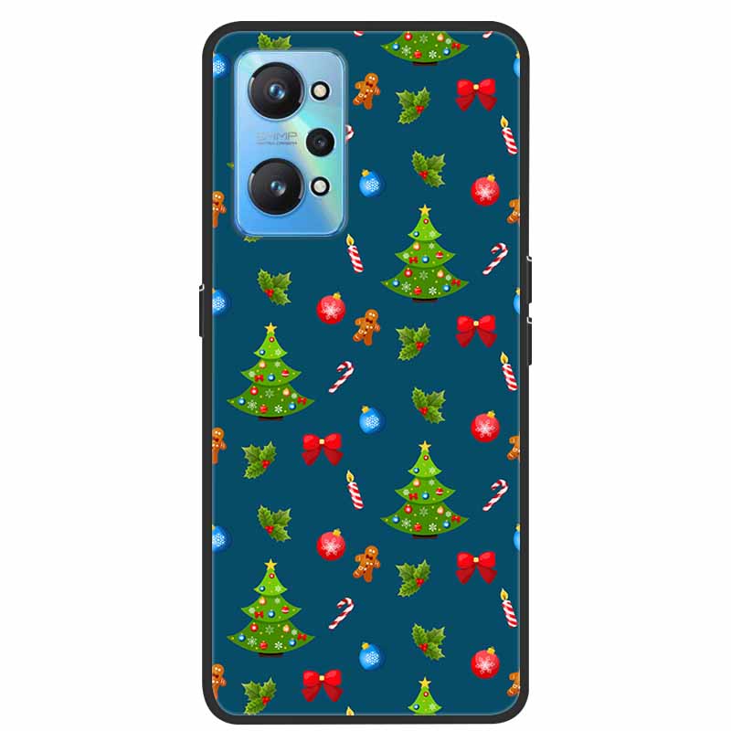 Christmas Cover For Realme GT Neo 2 2T 3 3T Cases Lovely Soft TPU Silicone Covers for Realme C21Y C25Y Q5 Pro Neo2 Neo3 Neo2T