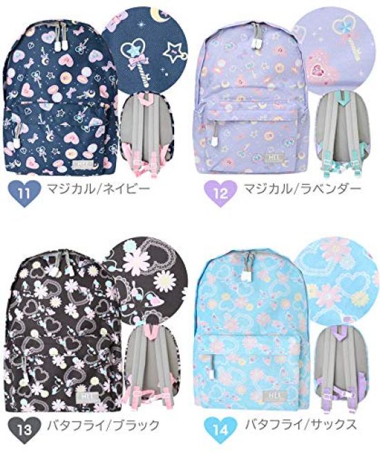 MEI Outdoor Backpack ME2001 for Girls and Junior Backpack with Harness Kids' Boys, (Butterfly/Black)