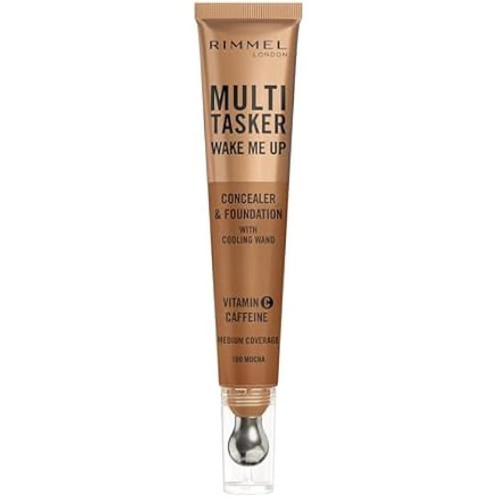 Correcteur et Fond de Teint - RIMMEL - Multi-Tasker Wake Me Up - 100 Mocha - 20ml - Sans parfum