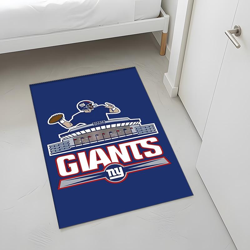 New York Giants (28) Rug Suitable For Living Rooms Bedrooms Computer Rooms Dining Areas And Placement Under Tables And Chairs Also An Ideal Choice For