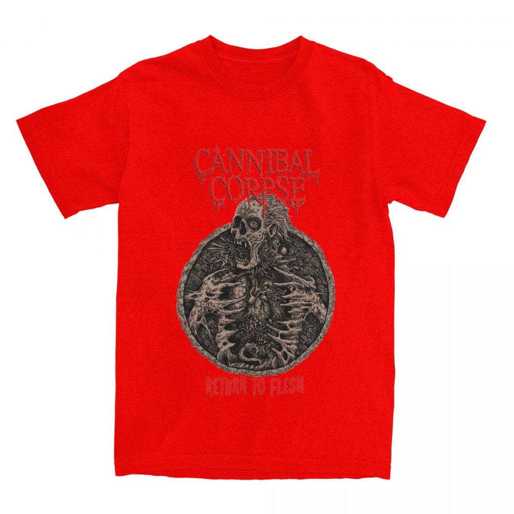 Men Women's Cannibal Corpse Return To Flesh T Shirt Apparel Death Metal Band Cotton T-shirt Clothes Vintage Tee Shirt Adult