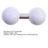 Trening golfowy Podwójna piłka z rurką Trener do układania równowagi Podwójna piłka Pomoc treningowa Narzędzie Akcesoria golfowe Mężczyźni Tata Mąż Prezent