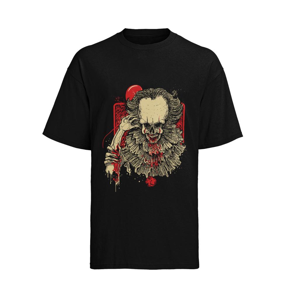 ES Pennywise It Horror Movie T-Shirt Herren