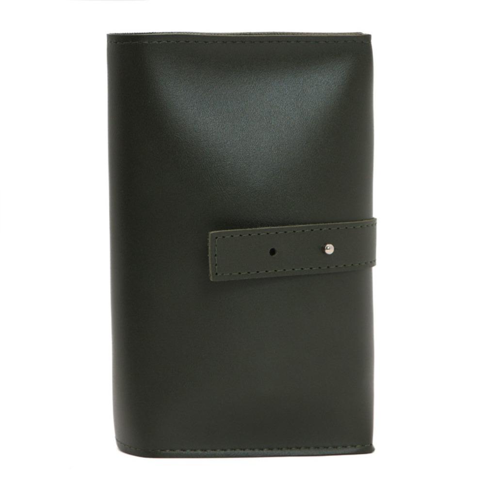 

Vintage PU Leather Organizer Power Bank Storage Bag for Chargers Cables & Electronics Accessories зелёный