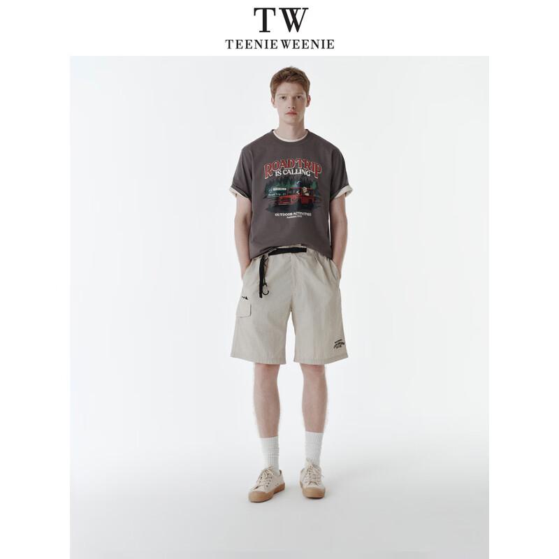Teenie Weenie Men's Cotton Bear Print Short Sleeve T-Shirt