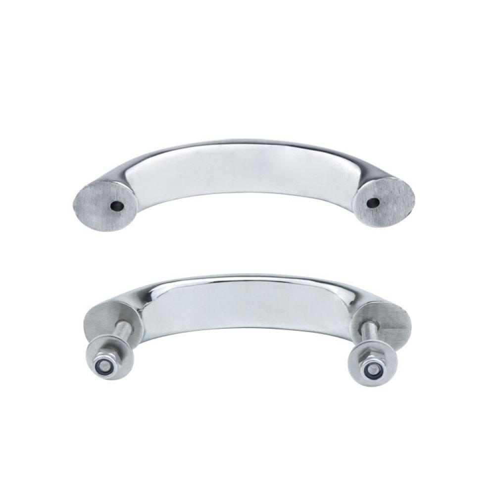 Marine 316 Stainless Steel Handrail Through Hole Blind Hole Fittings Boat Handle Wave Safety Handrail Yacht Speedboat