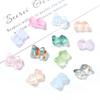 20pcs/lot Mini Small Bear Glass Beads For Jewelry Making Colored Charm Loose Lampwork Beads DIY Handmade Bracelet Necklace Gift
