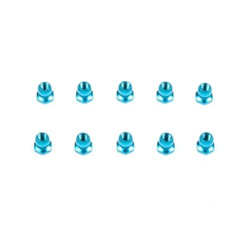 Tamiya OP869 5mm Aluminum Short Ball Nut Blue / 10