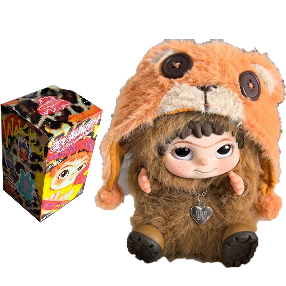 Genuine Letsvan Wakuku Mysterious Blind Box Fuzzy Trendy Fun Party Plush Collection Kid Toy Kawaii Figurine Doll Surprise Gift