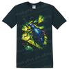 Beetle Insect T Shirt Colorful Rainforest Leaves Nature Lover Graphic Art Tee