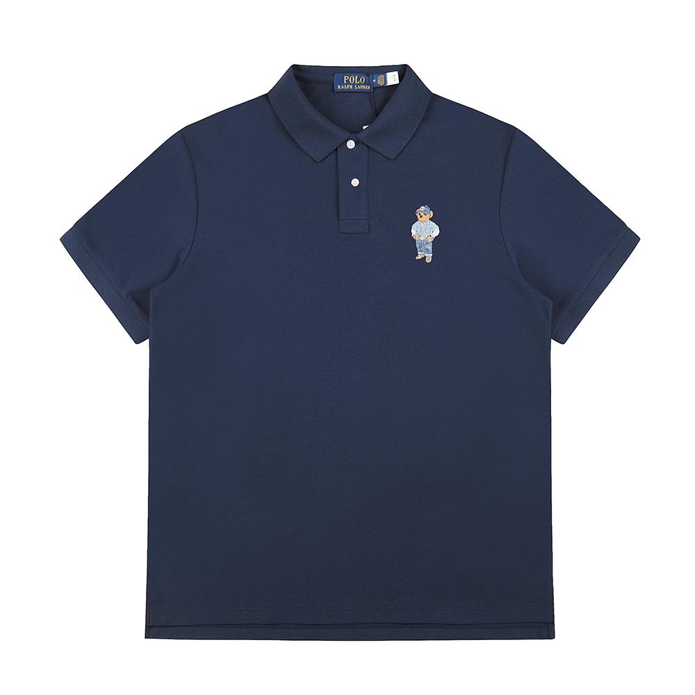 Ralph Lauren Letní Pánské a Dámské Pique Polo Tričko ze 100% Bavlny s Vyšívaným Logem Medvídka Polo