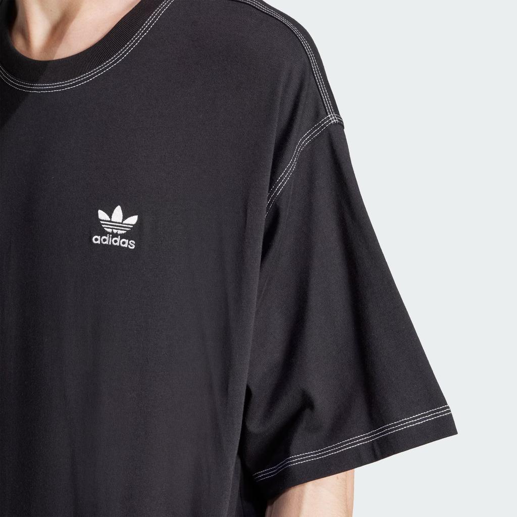 Adidas Originals Essentials Comfortable Crew Neck Casual Short Sleeve T-Shirt Men Tops Black JW0971