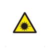 Warnschild Lasermarkierung - Einzelne Etiketten verfügbar
