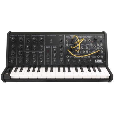 جهاز KORG السنثيسايزر التناظري أحادي الصوت مزود بكابل طرفي MIDI صغير متضمن مزود بـ MINI MS-20 IN/USB/patch MS-20