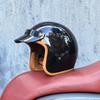 Retro Halb-Open Motorradhelm Cross-Country Motorradzubehör Motorradhelm 3/4 Retro-Helm im Winter