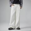 New American Retro Solid Color Jeans Loose Straight Wide-leg Pants Men's Casual
