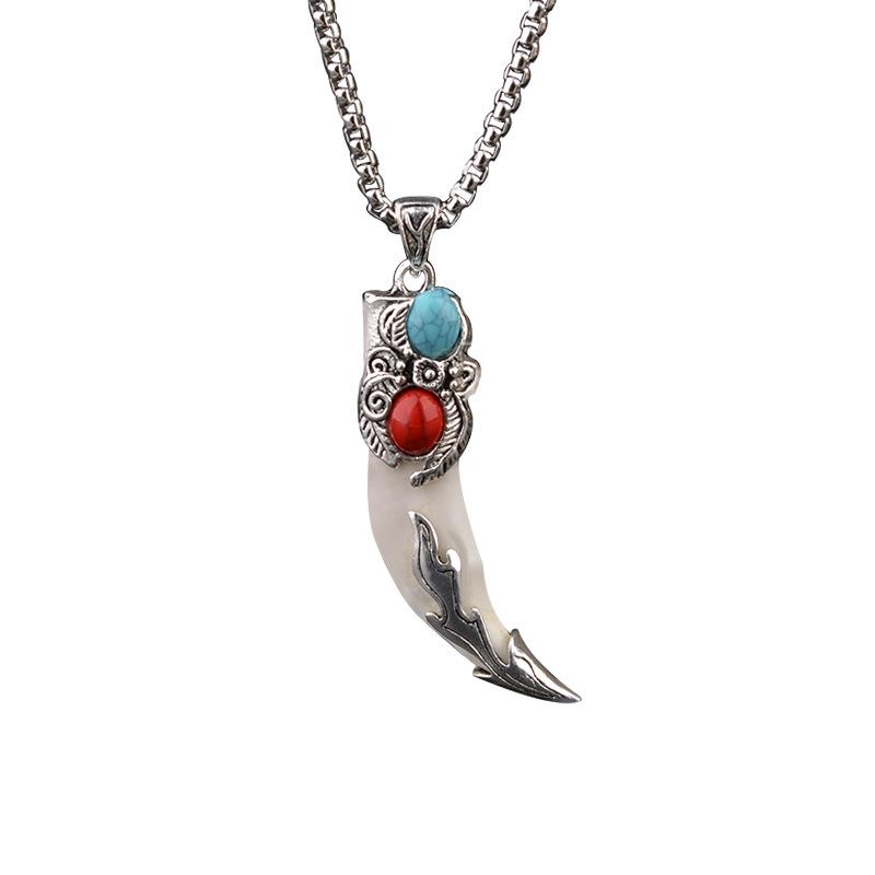 Wolf Fang Pendant: Domineering Amulet & Gift for Men & Women