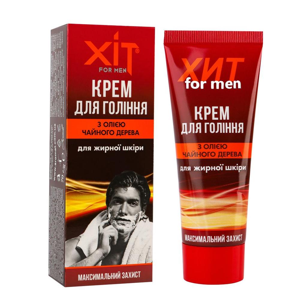 Shaving cream with heslthy oil "HIT for men"