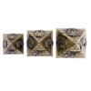 Metal Pyramid Statue Egyptian Souvenir Collectible Ornament Home Decor for Egypt Lovers