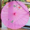 Ancient Style Silk Cloth Paper Umbrella for Dance and Cheongsam Performance - Decorative Craft Umbrella In Various Sizes for Adults and Kids