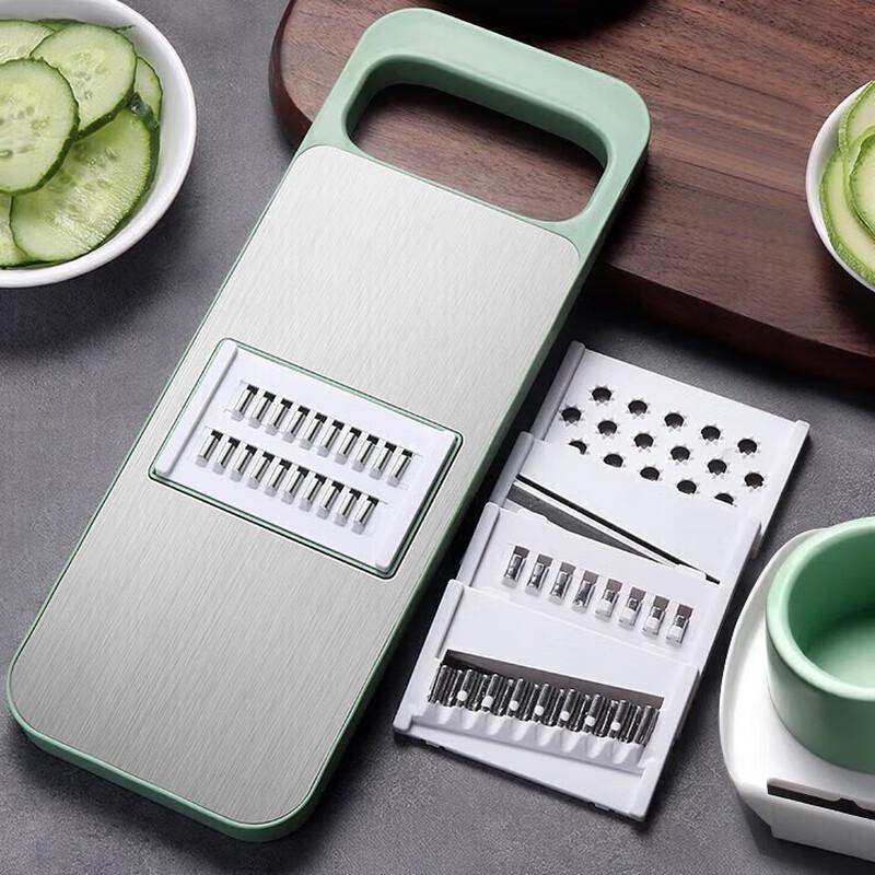 

Baijie 5-in-1 Multifunctional Vegetable Slicer and Grater Set