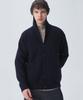 Bluemerle Pbt Wool Shawl Cardigan Knit - Navy