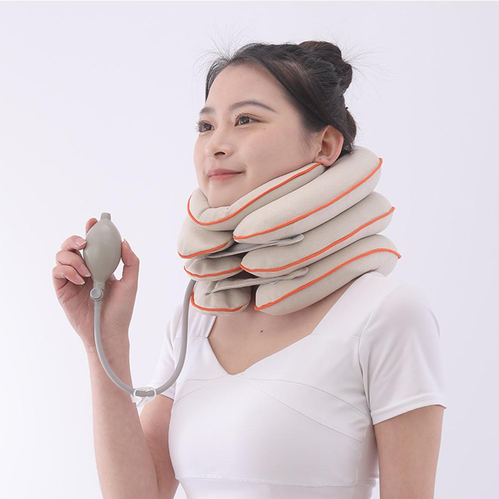 Neck Stretcher Inflatable Cervical Traction Brace Prevent Cervical Forward Leaning Relief Chronic Neck Shoulder Alignment Pain