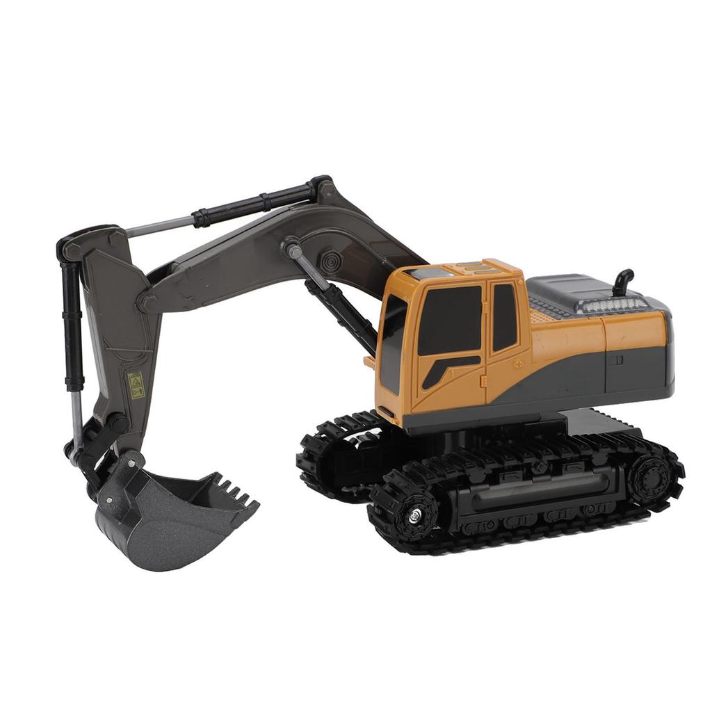 Remote Control Excavator Construction Toy Simulation Rechargeable Alloy RC Excavator Toy for