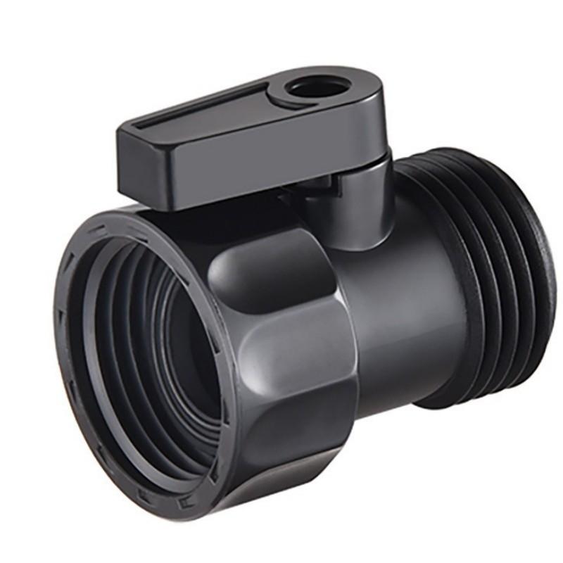 

1pcs 3/4 Plastic Garden Hose Shut Off Valve Standard Water Shutoff Valve Shut Off Ball Valve Thread Connector Coupling For Wate