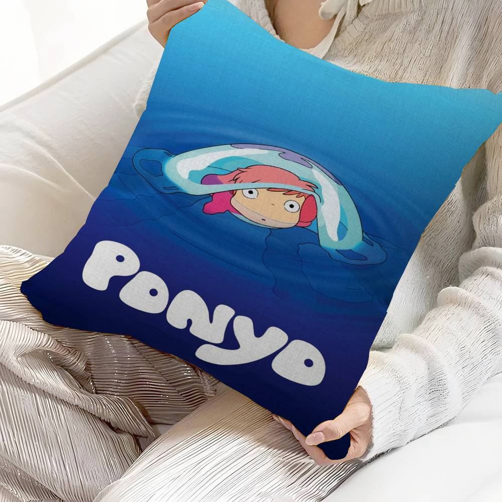 

Понио на утесе у моря Наволочка Чехол для подушки Декор Наволочка с принтом Чехол для подушки для дивана 12x12Inch