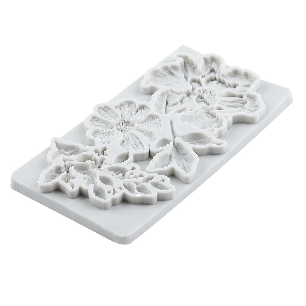 Rose Silicone Mold Peony Fondant Molds Cake Decorating Tools Cupcake Topper Candy Sugar Craft Gum Paste Polymer Clay