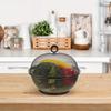 Large Capacity Mesh Fruit Basket With Lid Food Grade Prevent Fly Kitchen Drain Basket Vegetables Kitchen Storage Baskets