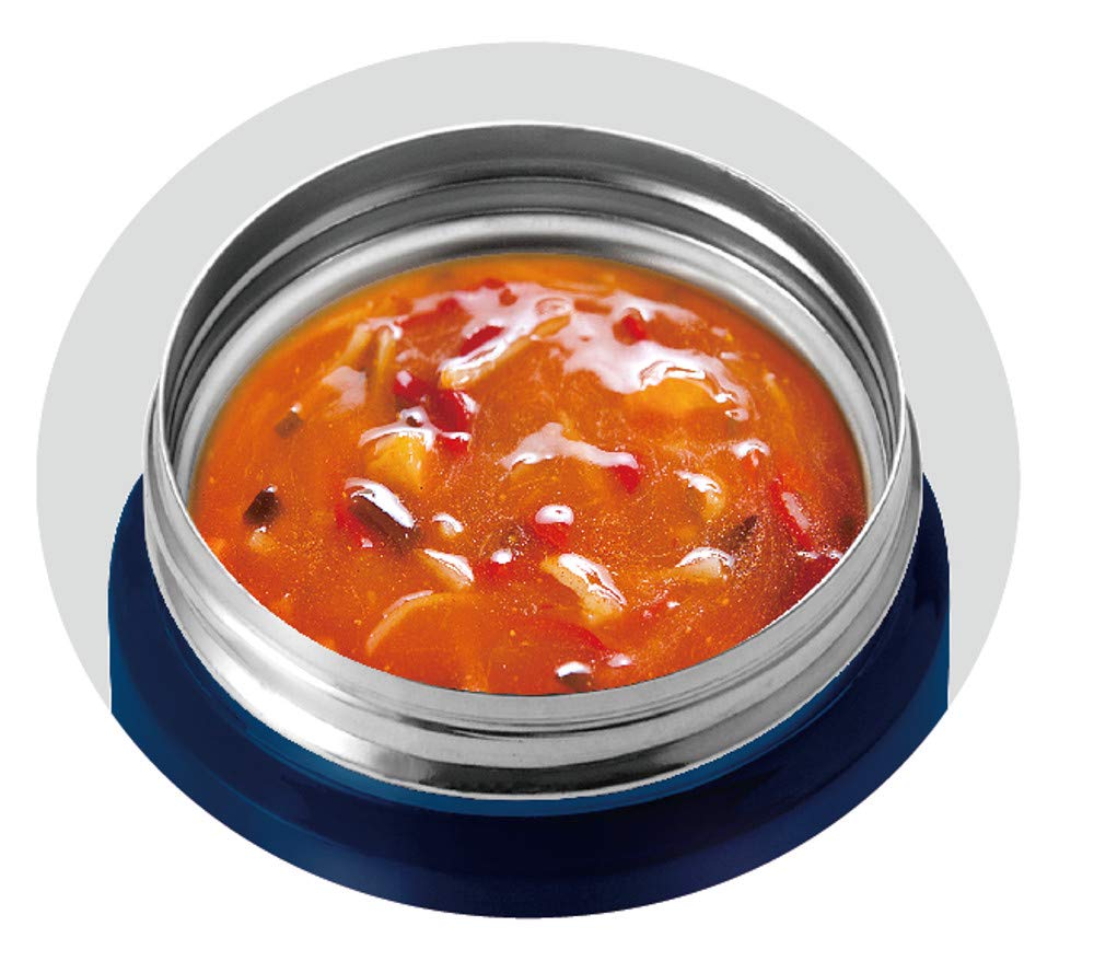 Asvel Lantus Stainless Steel Insulated Soup Bottle, 500ml, Navy, SR500 A3262