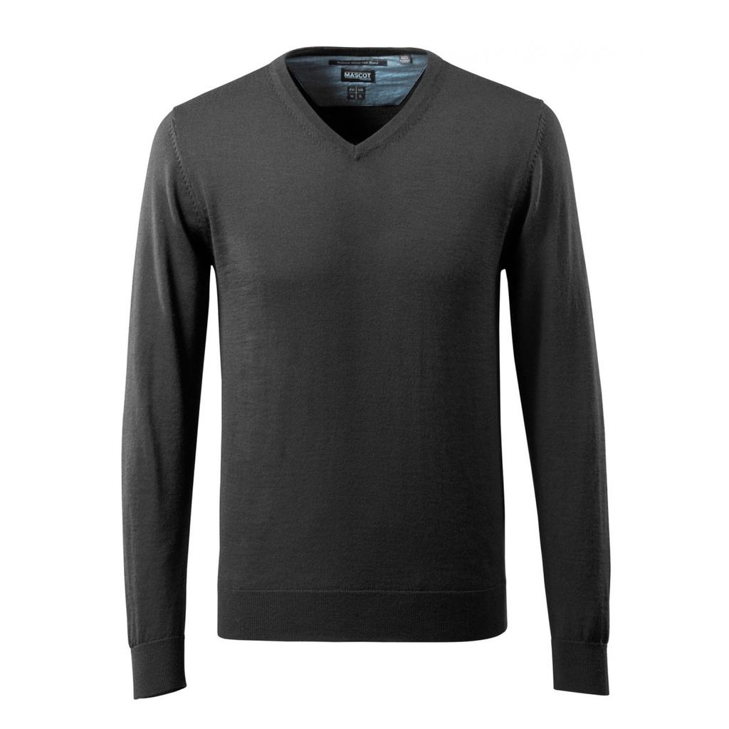 Mascot Mens Frontline Knitted V Neck Modern Jumper