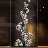 Stainless Steel Sculptures Large Floor Decoration Accessories Sculpture Nordic Home Decor Art Ornaments Luxury Bedroom Model