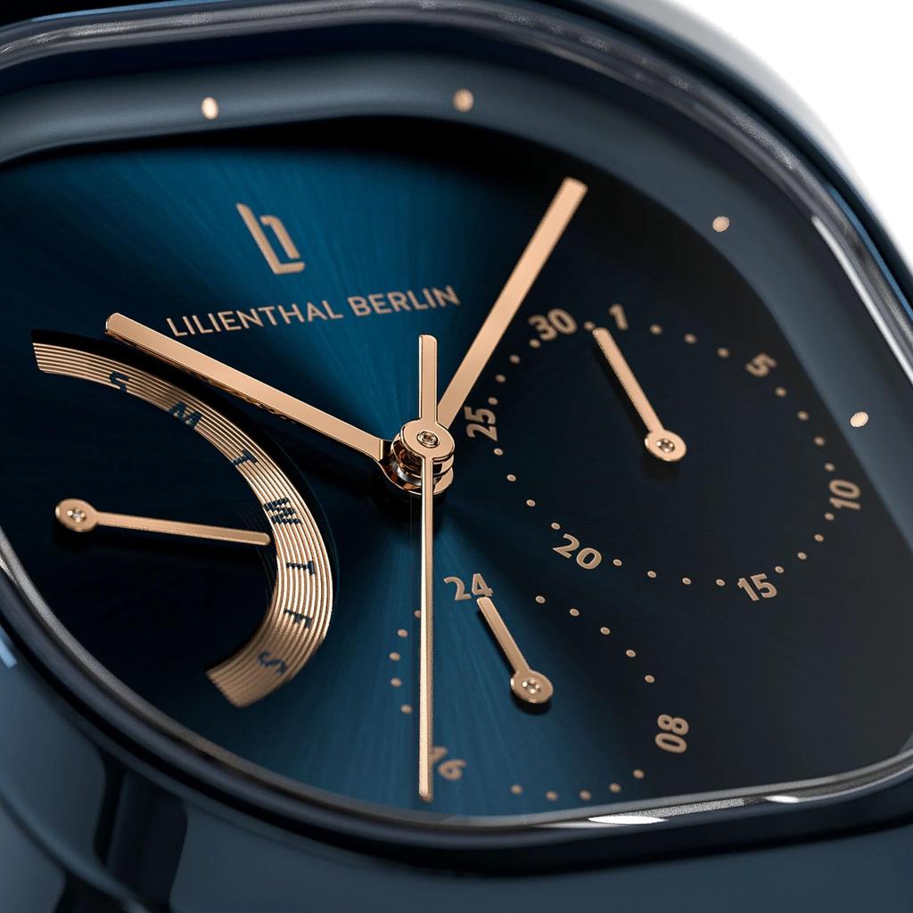 Lilianthal Berlin Multifunction Made in Blue Watch, Germany, M1-005-SB040ES, Women's,