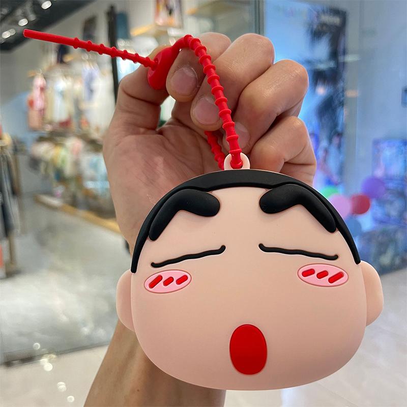 

Крошка Шин-Чан Sanrio Рыба Мультяшный Силиконовый Кошелек Детский Мини-Кошелек Сумка для Хранения Наушников Рюкзак Школьный Подвеска Шармы